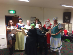 The team at Blu Crew ready for Panto 2015